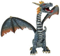 Bullyland - Dragon Sitting Blue/silver 75594