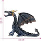 Bullyland - Dragon Sitting Blue/silver 75594