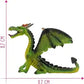 Bullyland - Dragon Sitting Green 75593