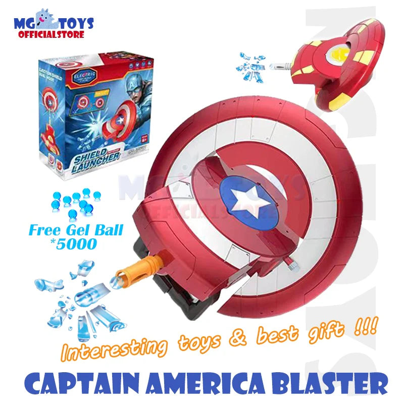 Captain America Shield Gel Blaster - Unleash Your Inner Superhero