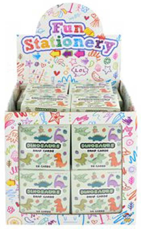 Cards Mini Dinosaur Snap Game 28 Pcs