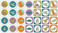 Cards Mini Dinosaur Snap Game 28 Pcs