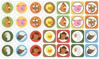 Cards Mini Farm Snap Game 28 Pcs