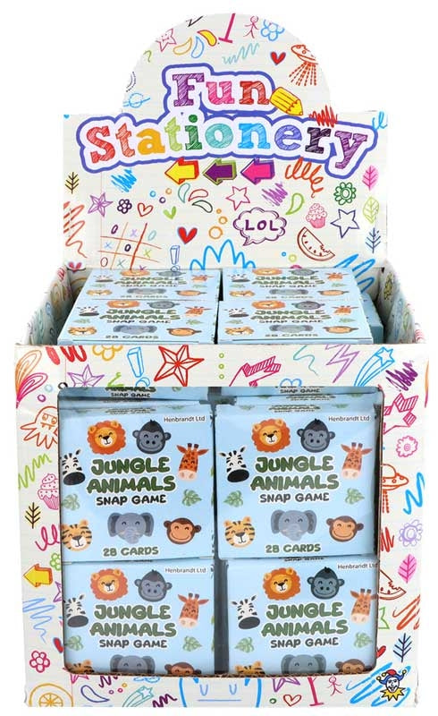 Cards Mini Jungle Snap Game 28 Pcs