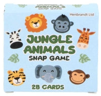 Cards Mini Jungle Snap Game 28 Pcs