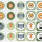 Cards Mini Jungle Snap Game 28 Pcs