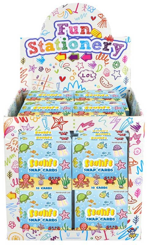 Cards Mini Sealife Snap Game 28 Pcs