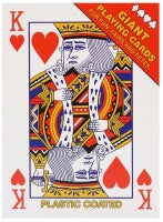 Cards Playing Giant 17cm x 12cm