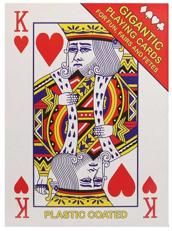 Cards Playing Gigantic 20.5cm x 28cm