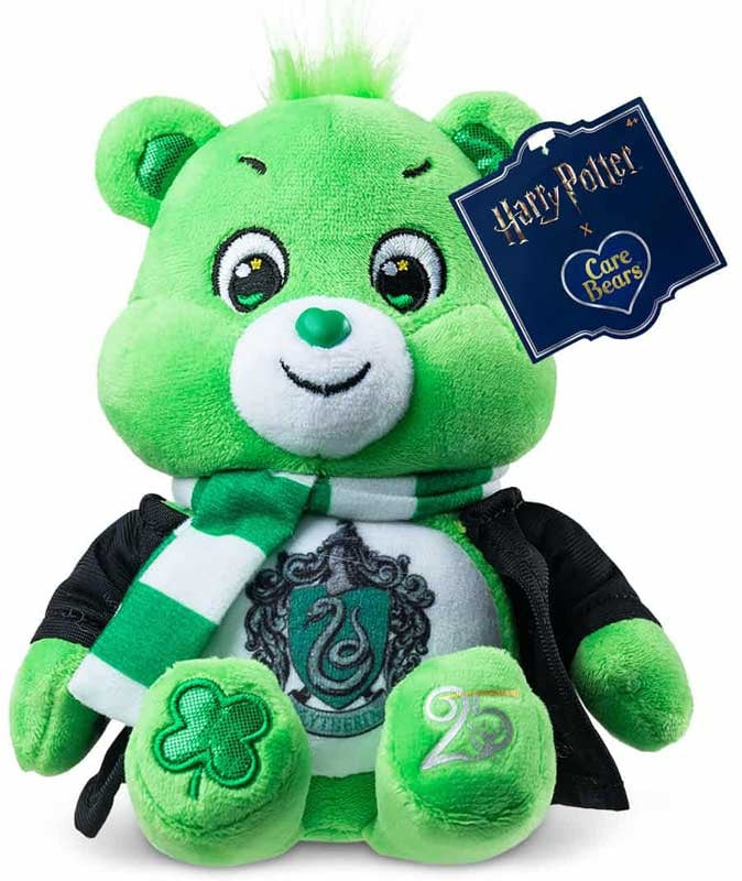 Care Bears 20cm Plush - Harry Potter - Good Luck x Slytherin