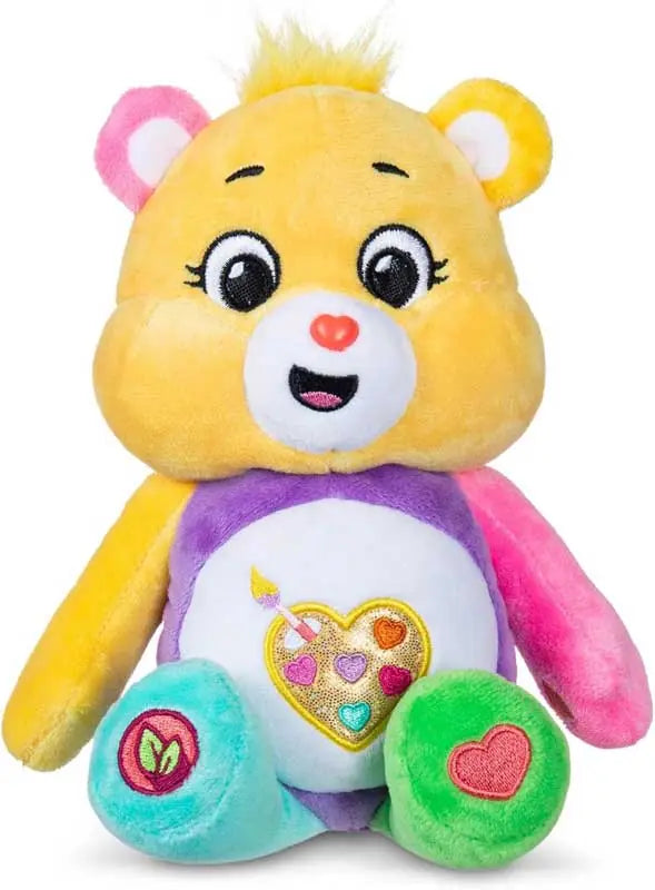 Care Bears 22cm Sparkle Plush - Work Of Heart Bear - Eco-fri