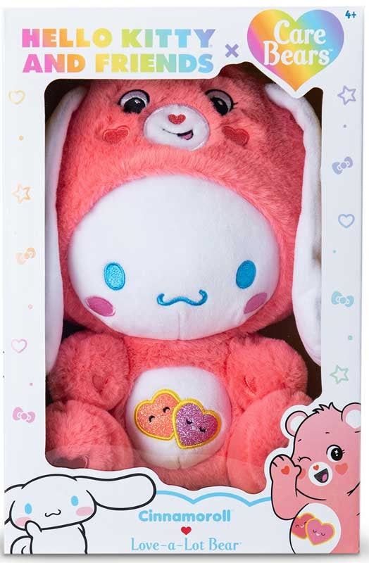 Care Bears 25cm Plush - Hello Kitty - Cinnamoroll As Love -