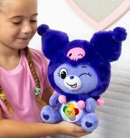 Care Bears 25cm Plush - Hello Kitty - Harmony Bear As Kuromi