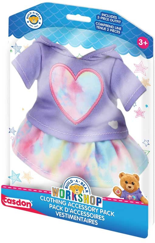 Casdon Build-a-bear Workshop Clothing Packs Style 1 Purple H