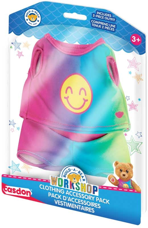 Casdon Build-a-bear Workshop Clothing Packs Style 4 Rainbow