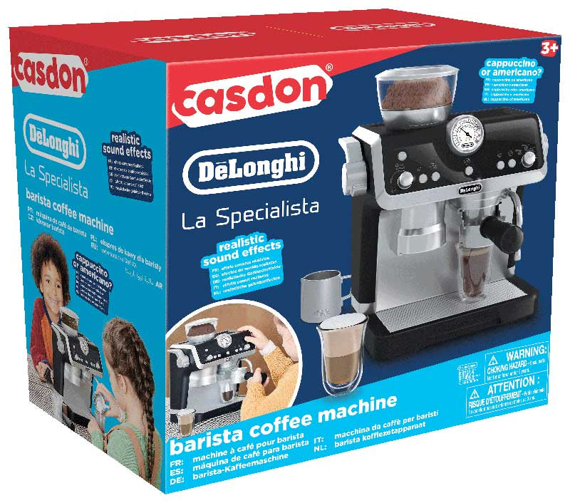 Casdon Delonghi Barista Coffee Machine Closed Box