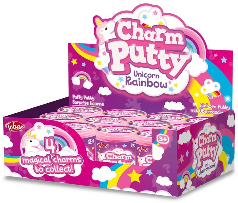 Charm Putty Unicorn Rainbow Assorted