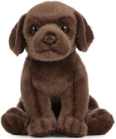 Chocolate Labrador Puppy Plush Stuffed Animal Toy
