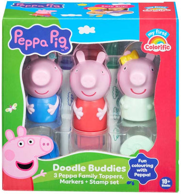 Colorific - Peppa Pig Doodle Buddies 3 Pack