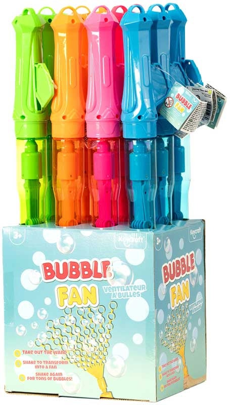 Colourful Fan Bubble Wands Assorted