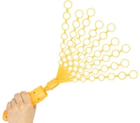 Colourful Fan Bubble Wands Assorted