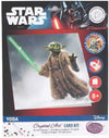 Craft Buddy - Yoda - 18x18cm Crystal Art Card