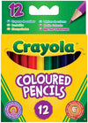 Crayola Half Length Coloured Pencils