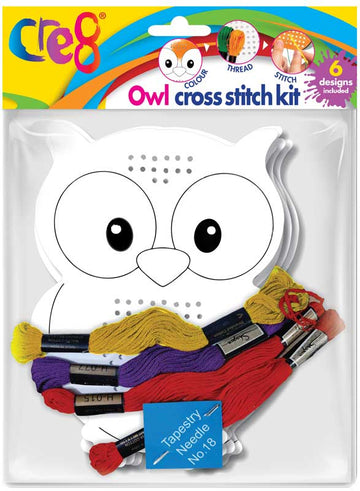 Cross Stitch Kit Fox And Owl
