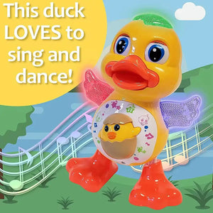 Dancing Yellow Duck Toy with Lights and Music