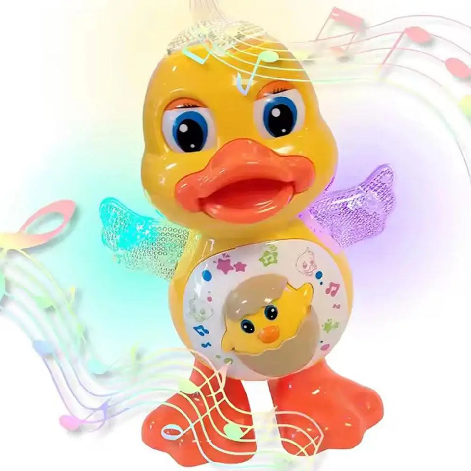 Dancing Yellow Duck Toy with Lights and Music