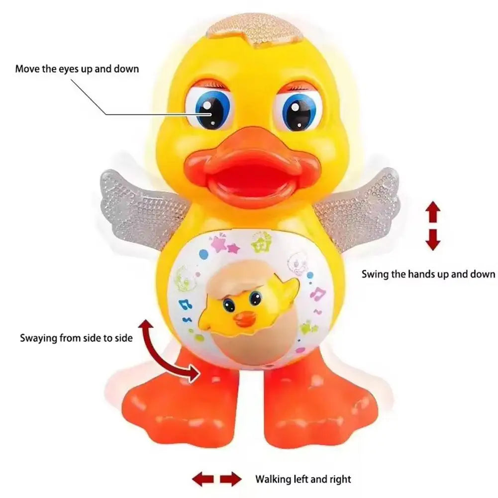 Dancing Yellow Duck Toy with Lights and Music