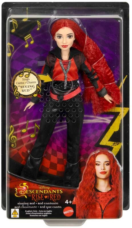 Descendants 4 Red Singing Doll - Daughter Of Queen Of Hearts