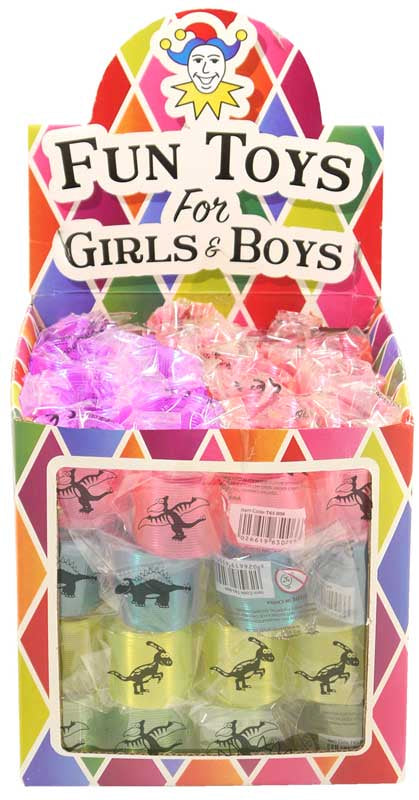 Dinosaur Spring 3.5cm Assorted Colours