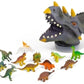 Dinosaur Triceratops Head Tub - Small