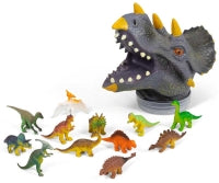 Dinosaur Triceratops Head Tub - Small