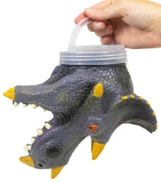 Dinosaur Triceratops Head Tub - Small