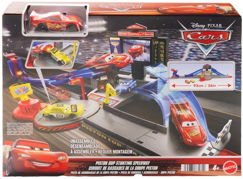 Disney And Pixar Cars Piston Cup Stunting Speedway Playset