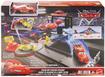 Disney And Pixar Cars Piston Cup Stunting Speedway Playset