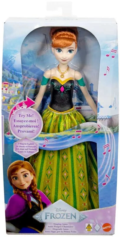 Disney Frozen Singing Anna Fashion Doll