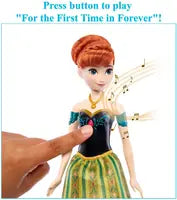 Disney Frozen Singing Anna Fashion Doll