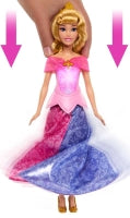 Disney Princess Pink To Blue Dress Aurora Fashion Doll