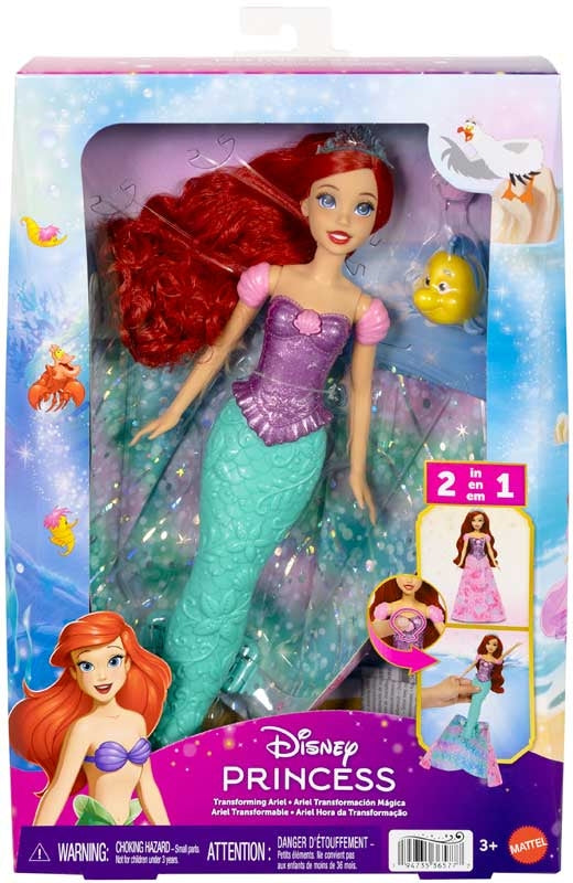 Disney Princess Transforming Ariel Fashion Doll