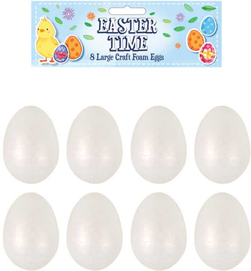 Easter Craft Kit Foam Eggs 6.5cm