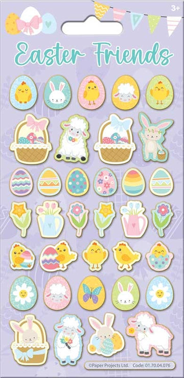 Easter Friends Sparkle Stickers