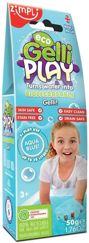 Eco Gelli Play - 50g - Orange And Aqua Assorted