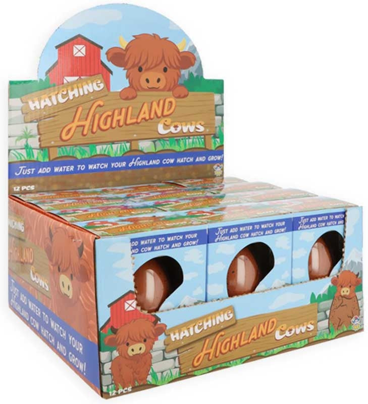 Egg 6cm Growing Highland Cow