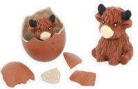 Egg 6cm Growing Highland Cow