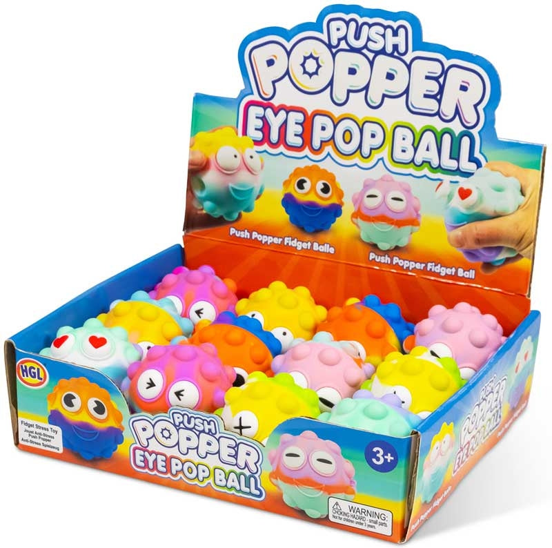 Eye Popper Fidget Ball Assorted