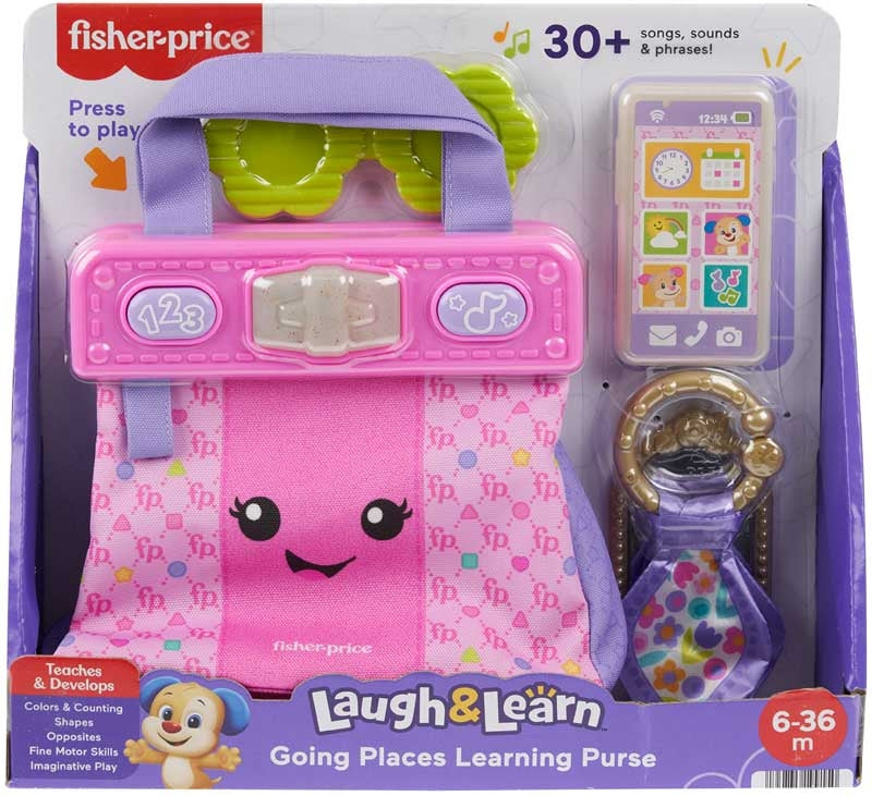 Fisher Price - Laugh & Learn Going Places Learning Purse