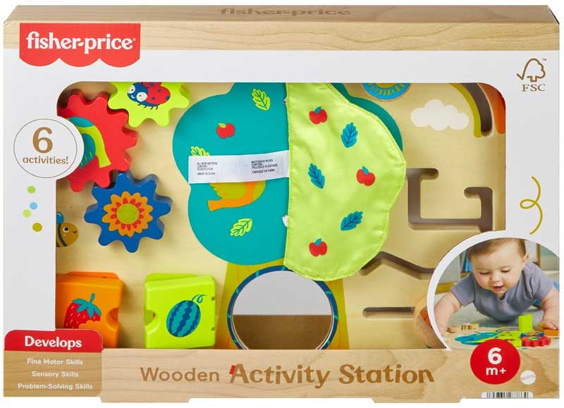 Fisher-price Wooden Activity Station